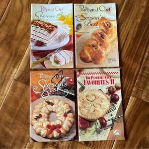 The Pampered Chef Recipe Booklet Set of 4
